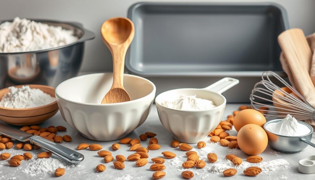 Almond Nut Cake Baking Equipment