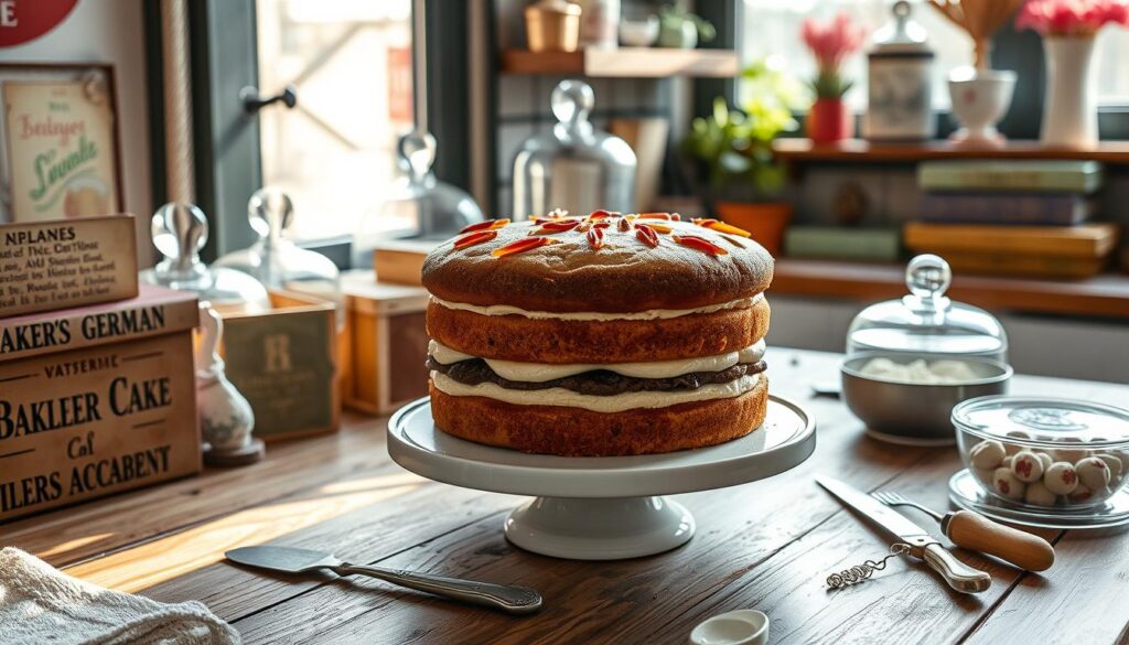 Baker's German Cake Storage