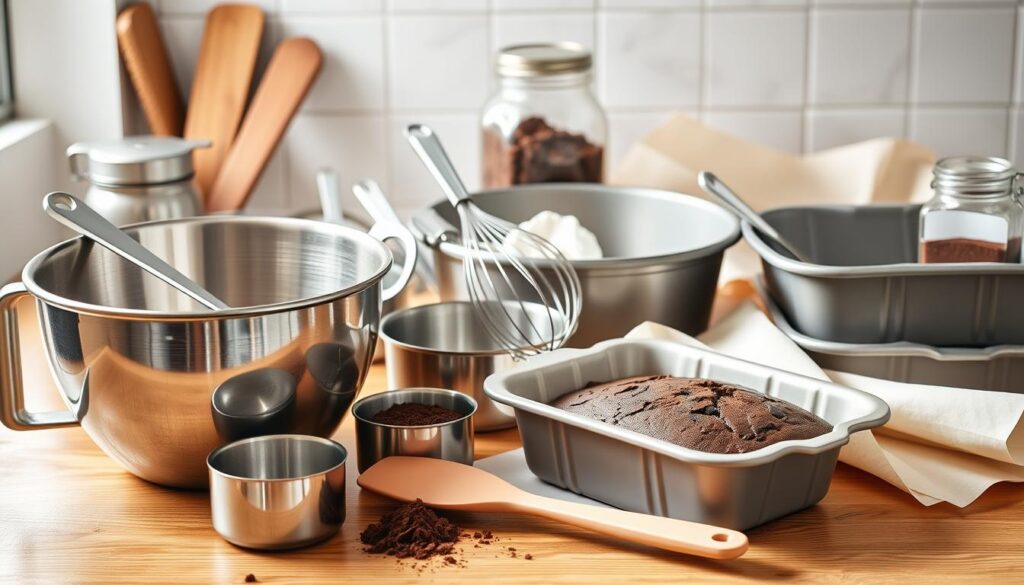 Baking Tools for Chocolate Pound Cake