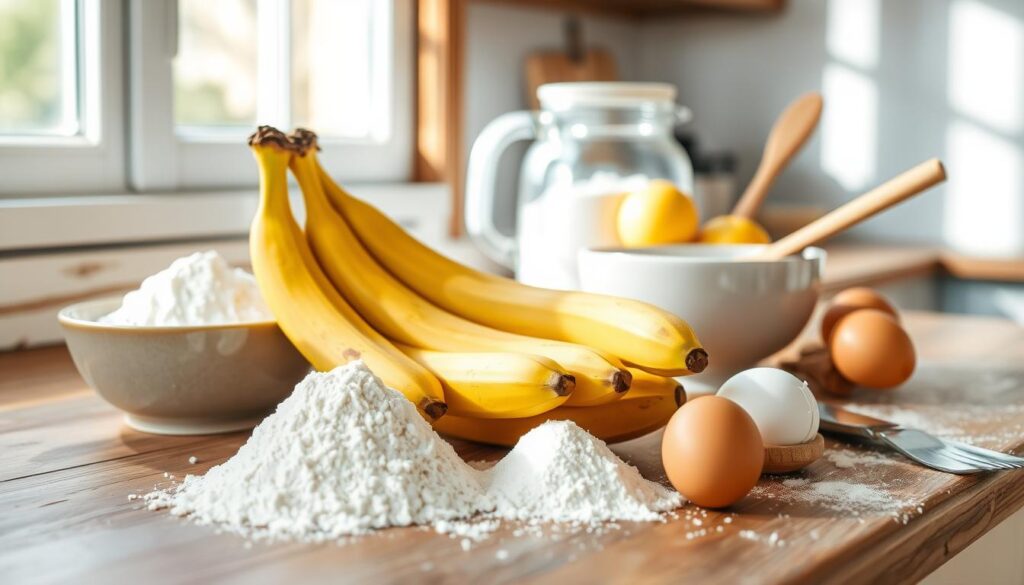 Banana Bread Ingredient Preparation