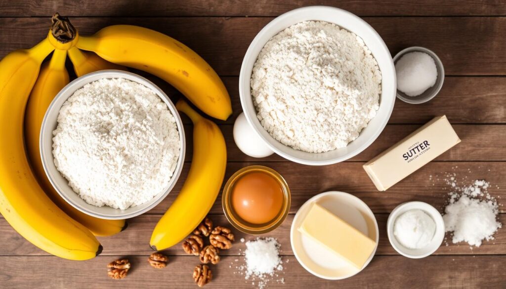 Banana Bread Ingredients