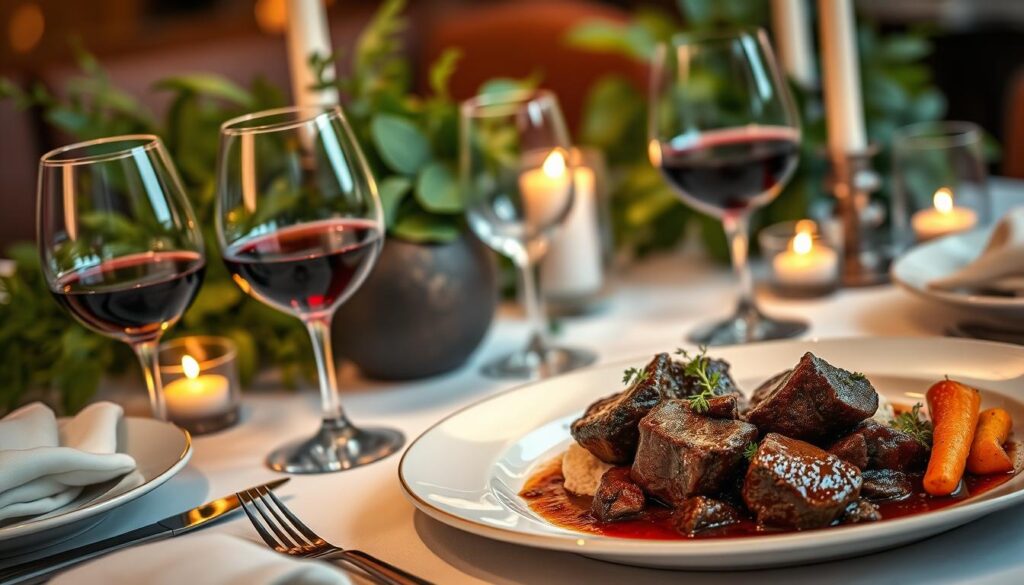 Beef Cheeks Dinner Party Presentation