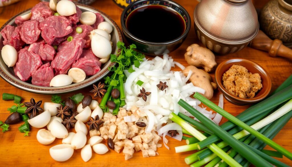 Beef Pares Ingredients