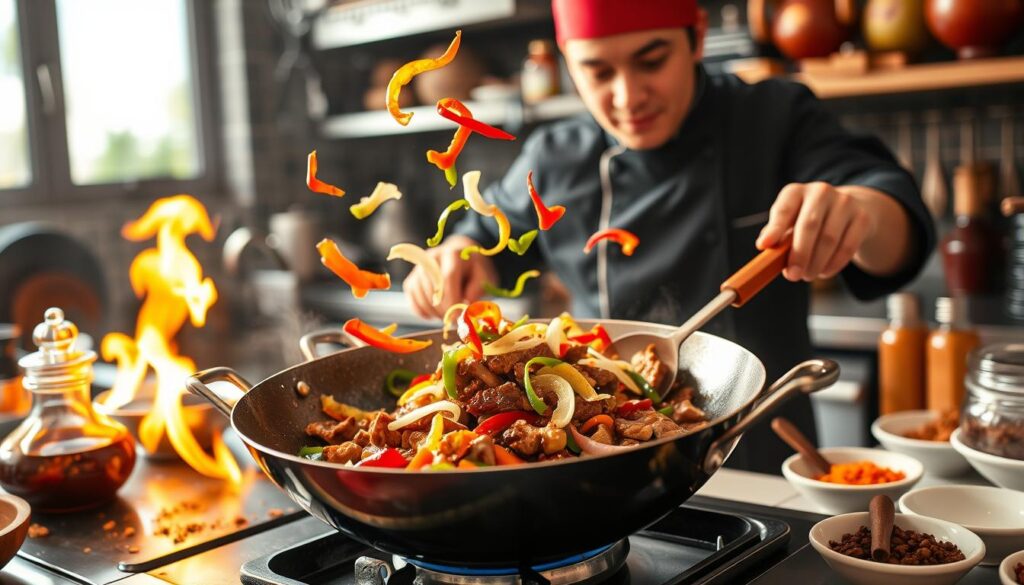 Beijing Beef Stir-Frying Techniques