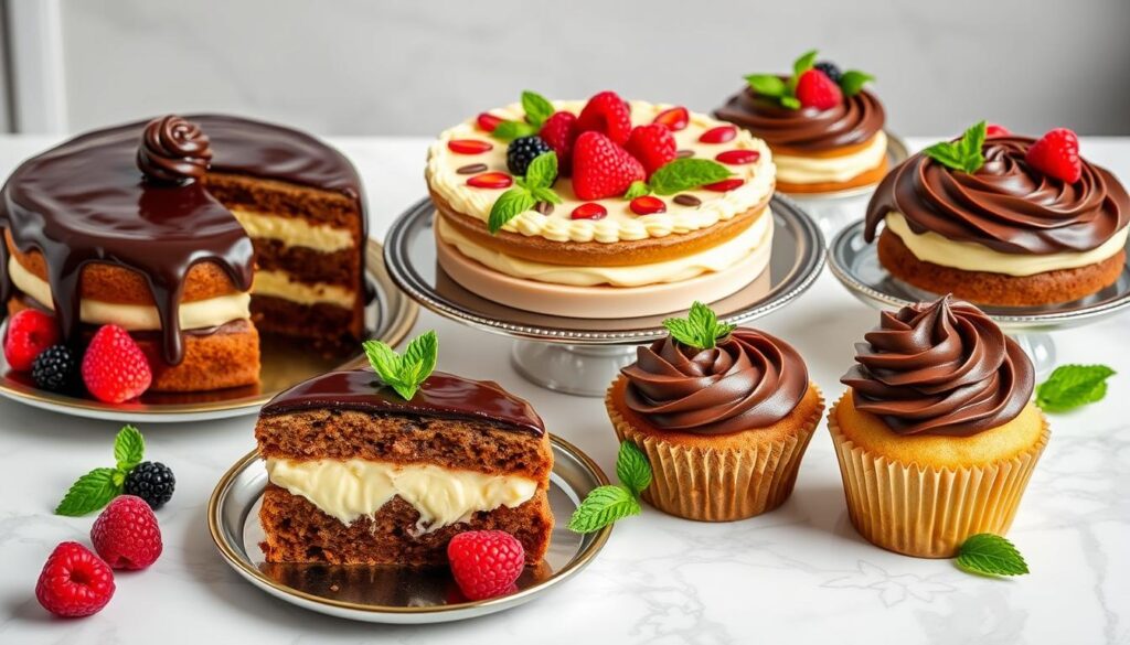 Boston Cream Cake Variations