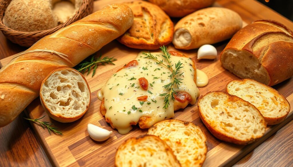 Bread Choices for Chicken with Garlic Sauce