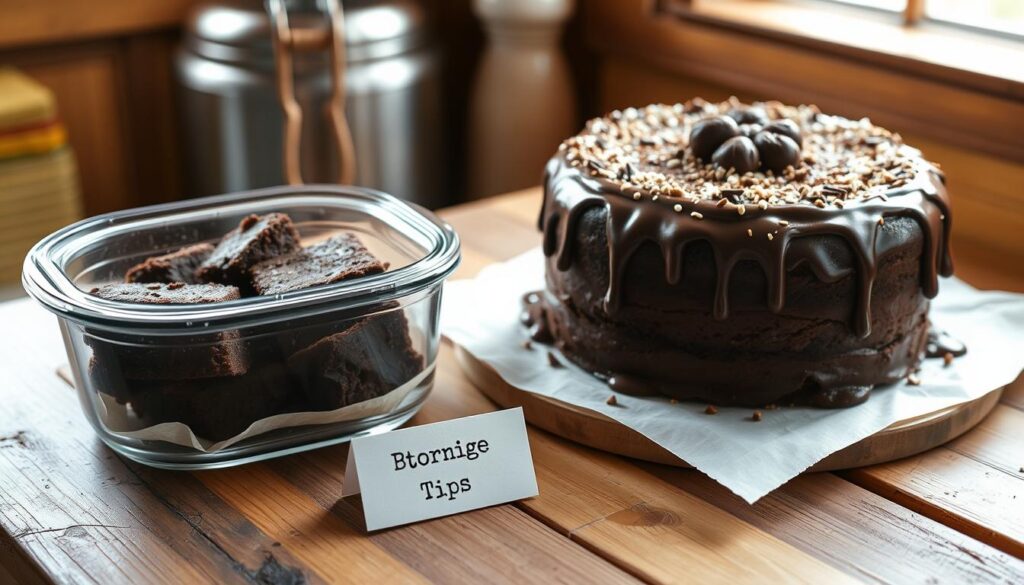 Brownie Cake Storage Tips