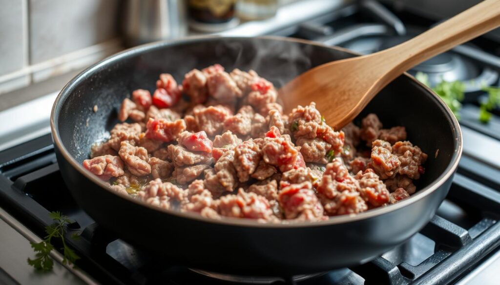 Browning Beef Technique