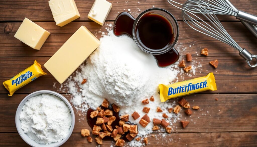 Butterfinger Frosting Ingredients