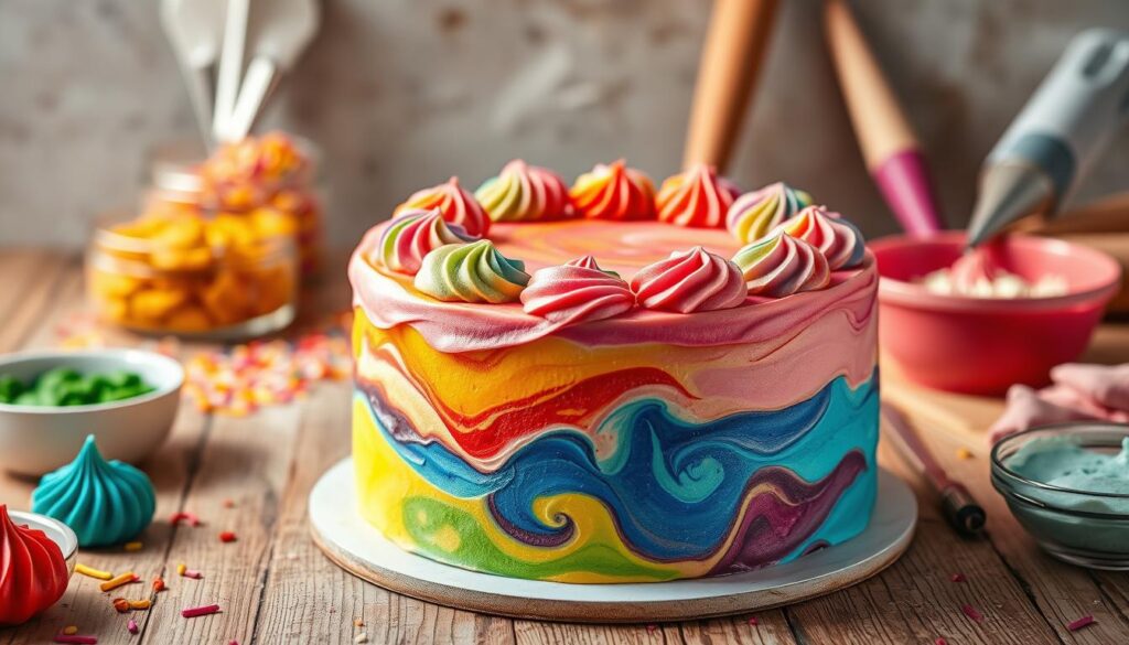 Cake Decorating Color Techniques