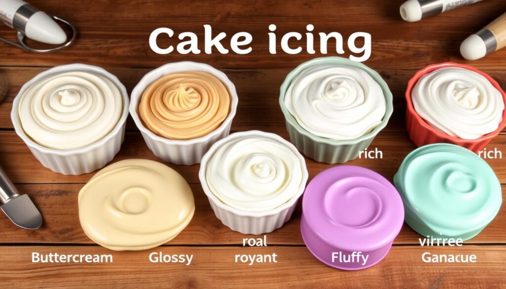 Cake Icing Types Comparison