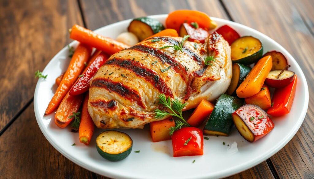 Chicken Breast with Roasted Vegetables