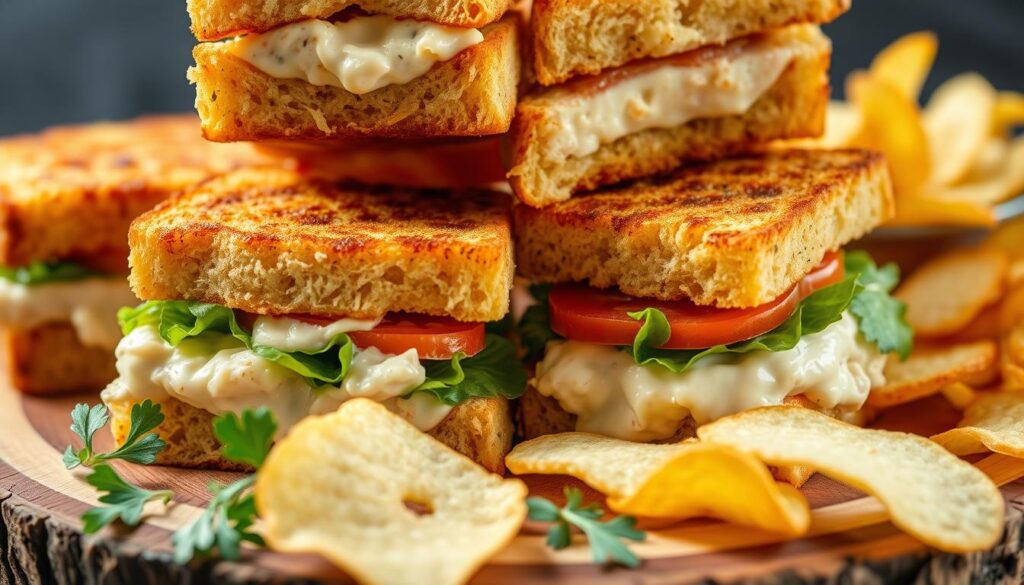 Chicken Cube Sandwiches