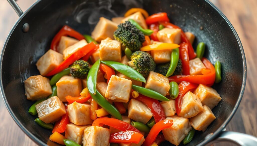 Chicken Cube Stir Fry Recipe