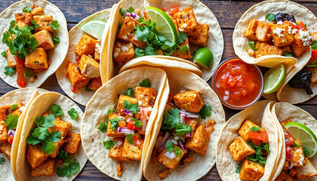 Chicken Cube Tacos Varieties