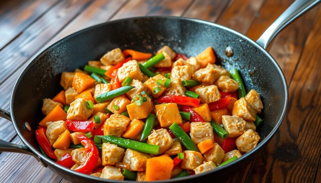 Chicken Stir Fry with Diced Chicken