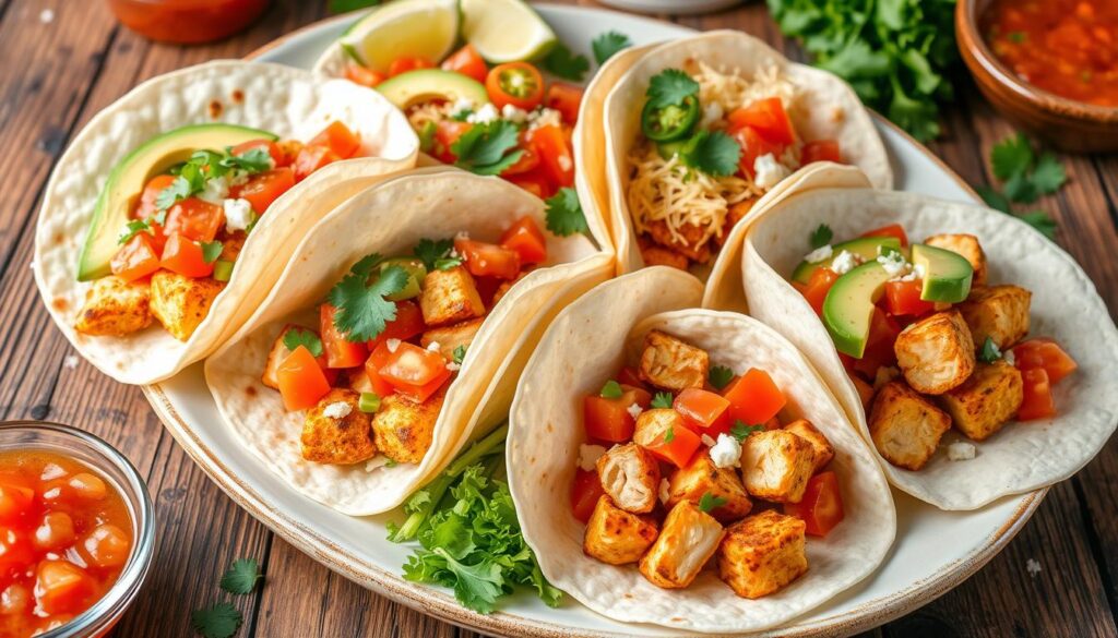 Chicken Tacos and Wraps