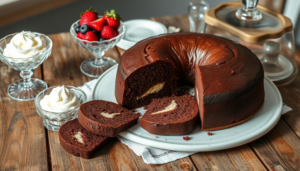 Chocolate Cream Cheese Pound Cake Storage