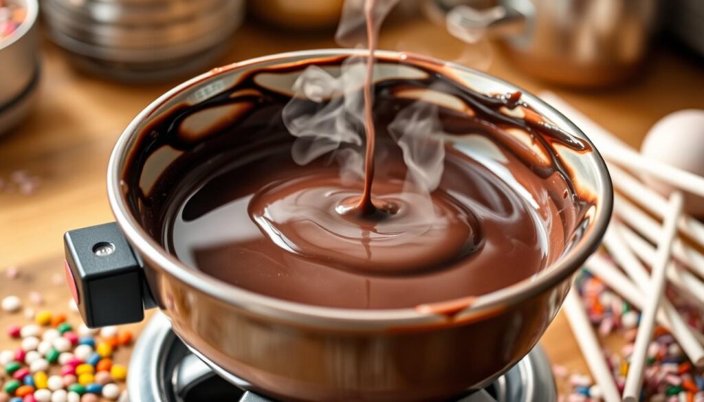 Chocolate Melting for Cake Pops