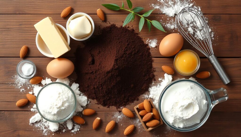 Chocolate Pound Cake Ingredients