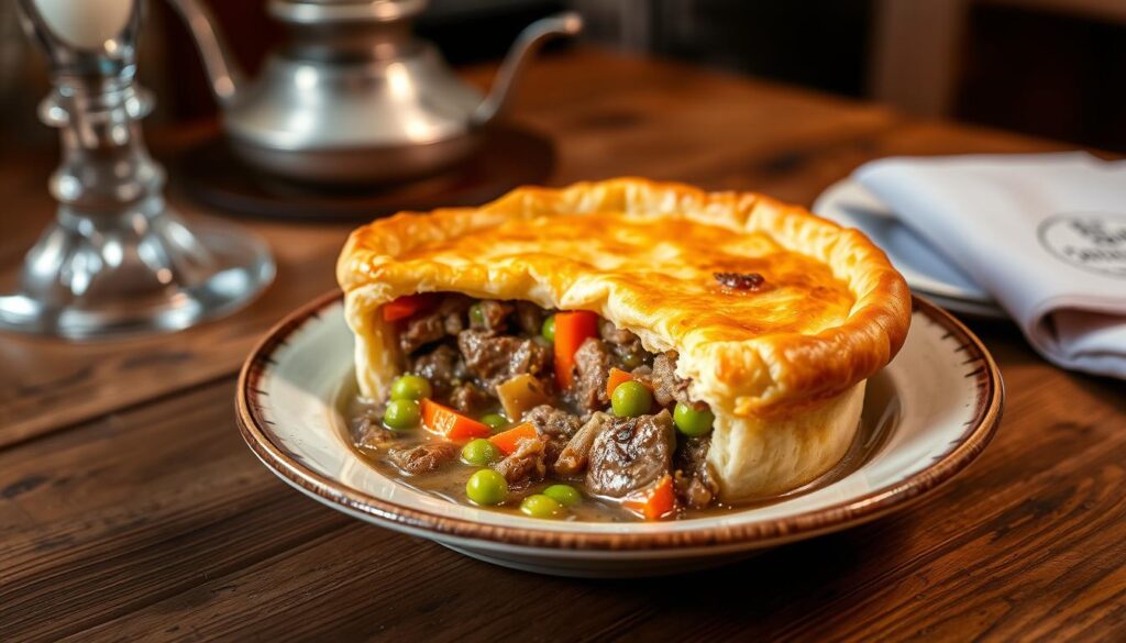 Classic Beef Pot Pie Dish