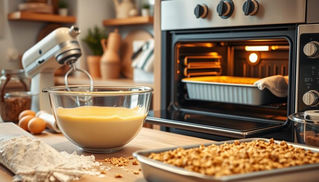 Coffee Cake Baking Process Coffee Cake Baking Process