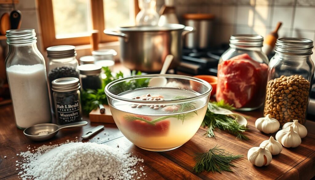 Corned Beef Brine Preparation