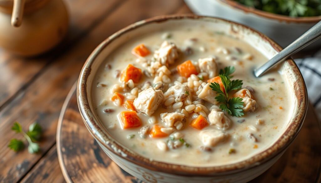 Cream of Chicken and Wild Rice Soup