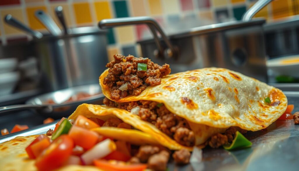 Crispy Beef Chimichanga Preparation