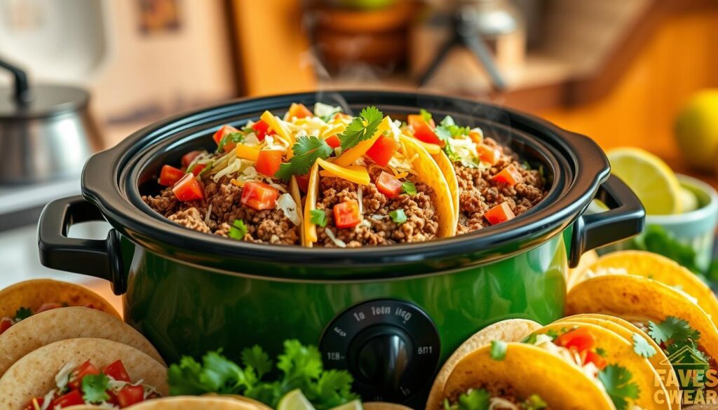 Crockpot Ground Beef Tacos