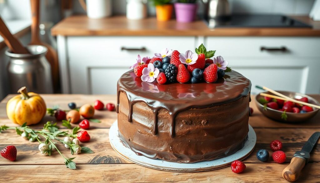 Customized Gluten-Free Chocolate Cake