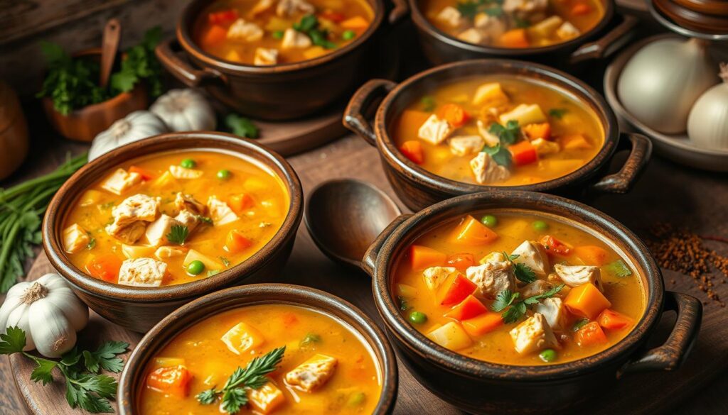 Delicious Chicken Soups and Stews