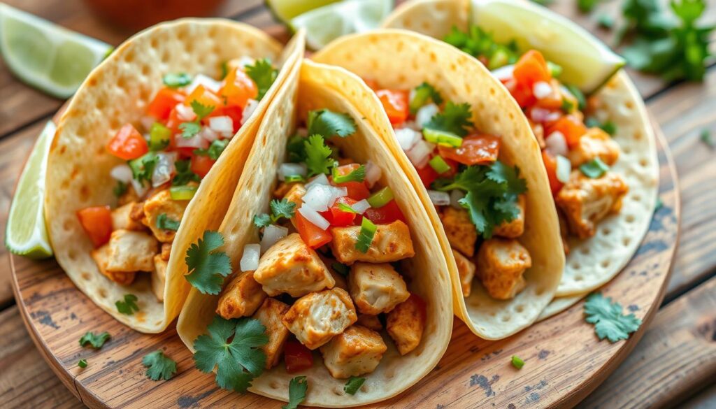 Delicious Chicken Tacos with Cubed Chicken