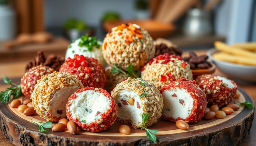 Dried Beef Cheese Ball Variations