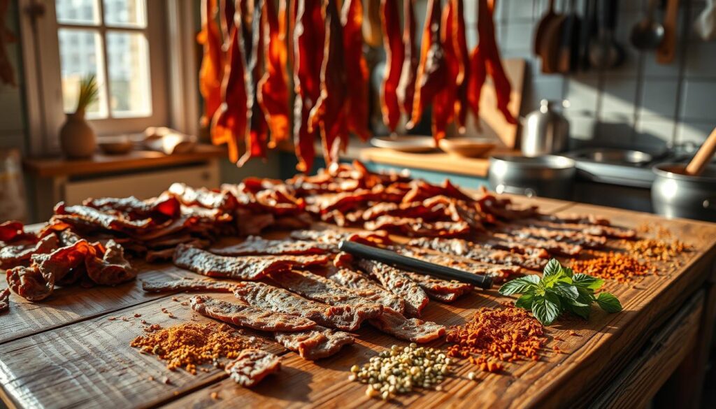 Dried Beef Drying Process