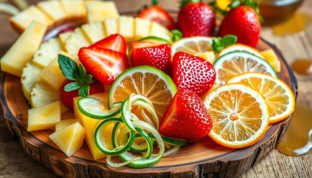 Fruit Sides for Honey Garlic Chicken