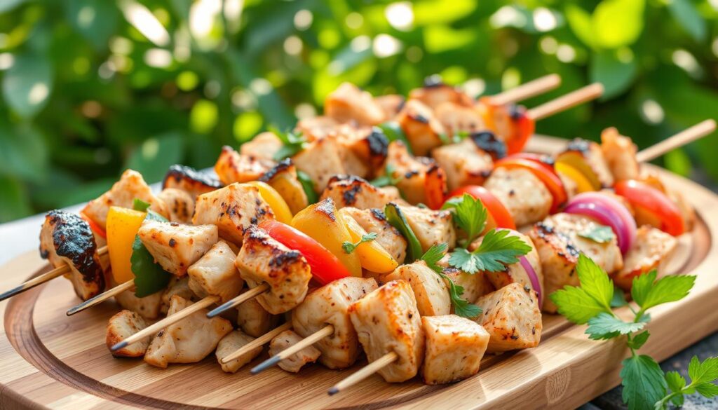 Grilled Chicken Skewers