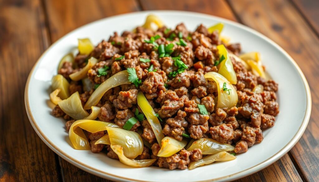 Ground Beef Cabbage Dish