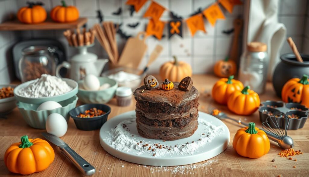 Halloween Chocolate Cake Baking Tips