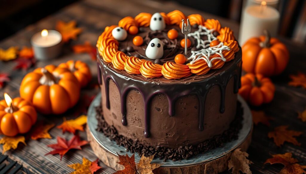 Halloween Chocolate Cake Frosting