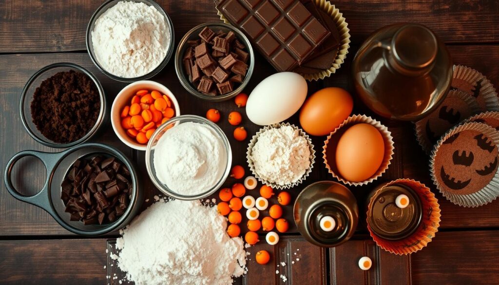 Halloween Chocolate Cake Ingredients