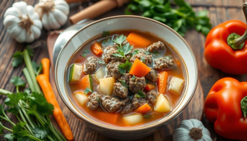 Healthy Ground Beef Soup Variations