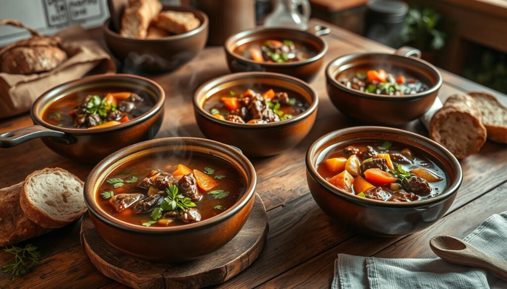 Hearty Beef Soups with Rich Beef Broth