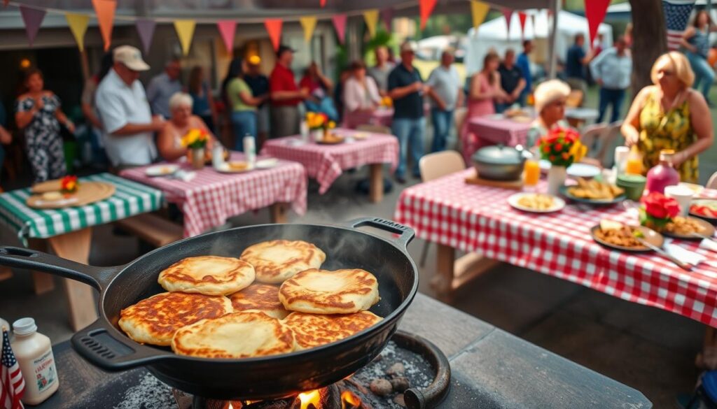 Hoe Cake in Southern Festivals