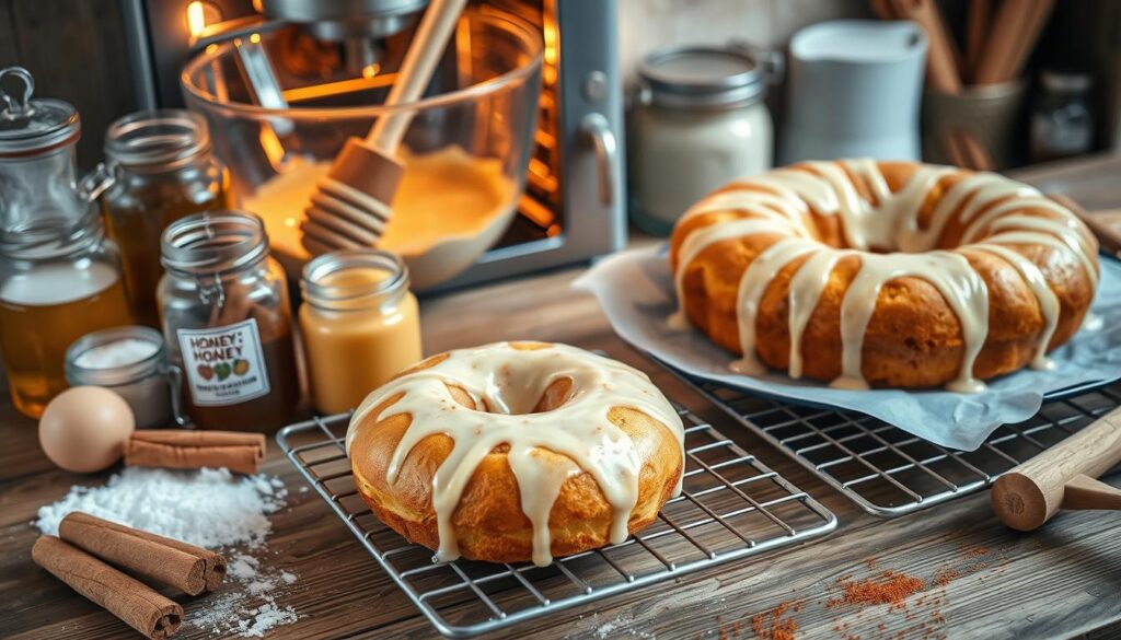 Honeybun Cake Baking Process