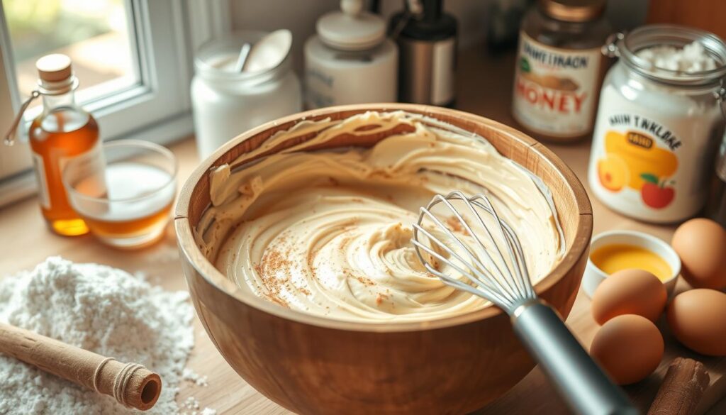 Honeybun Cake Batter Mixing