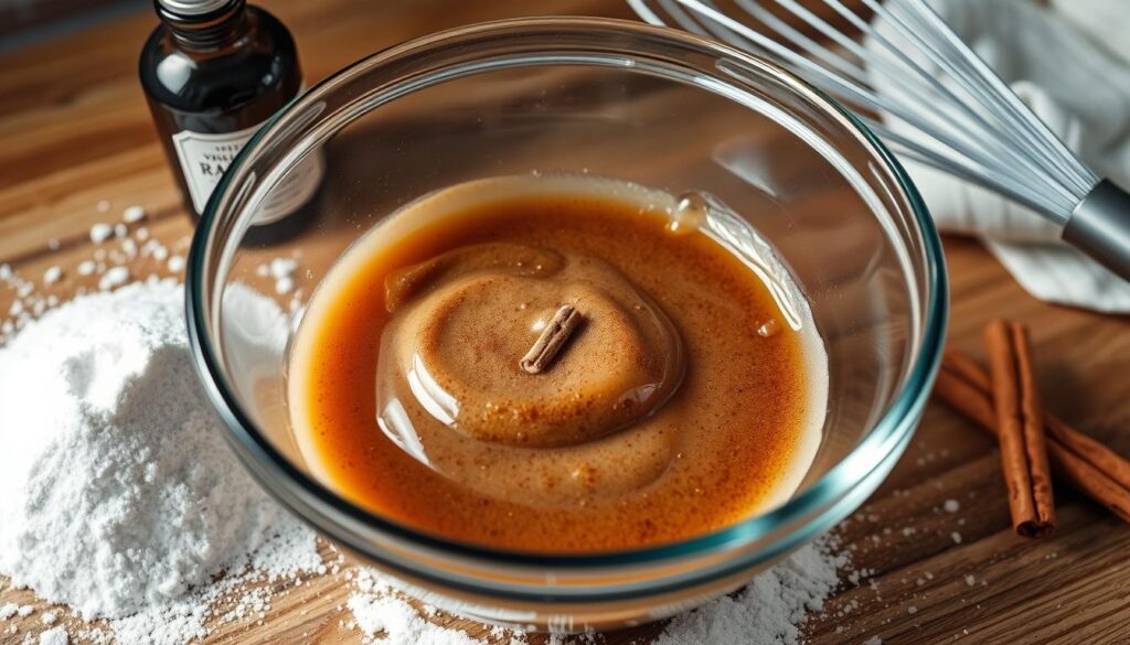 Honeybun Cake Glaze Preparation