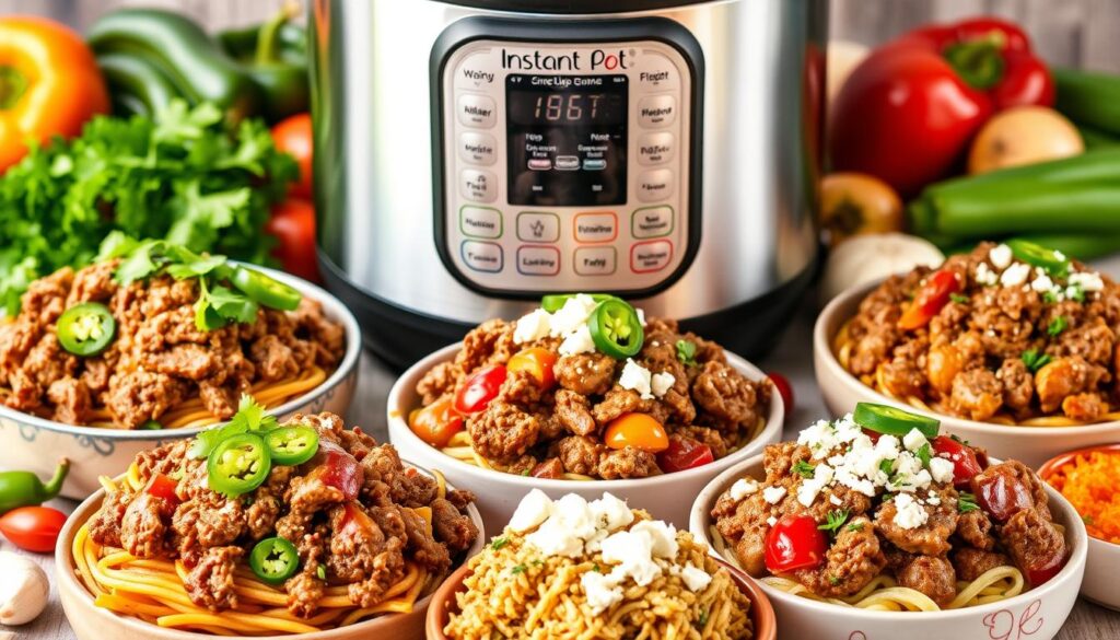 Instant Pot Ground Beef Flavor Variations