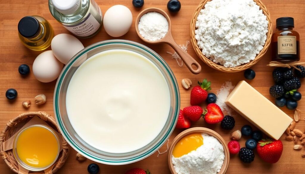 Kefir Probiotic Cake Ingredients