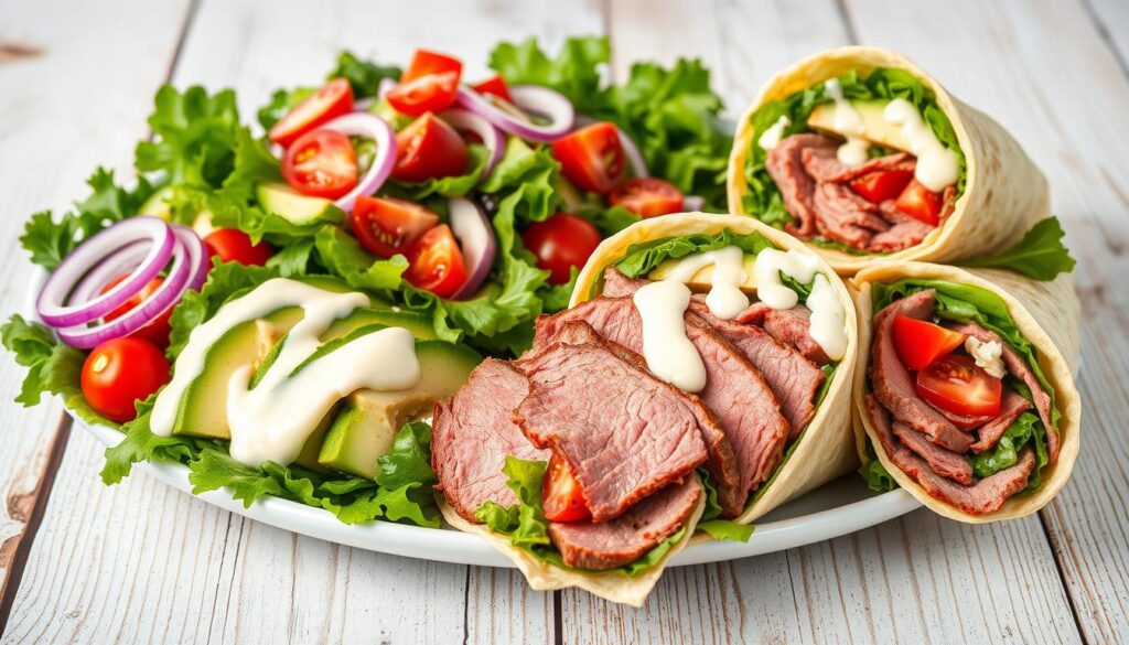 Leftover Roast Beef Salad and Wrap Recipes